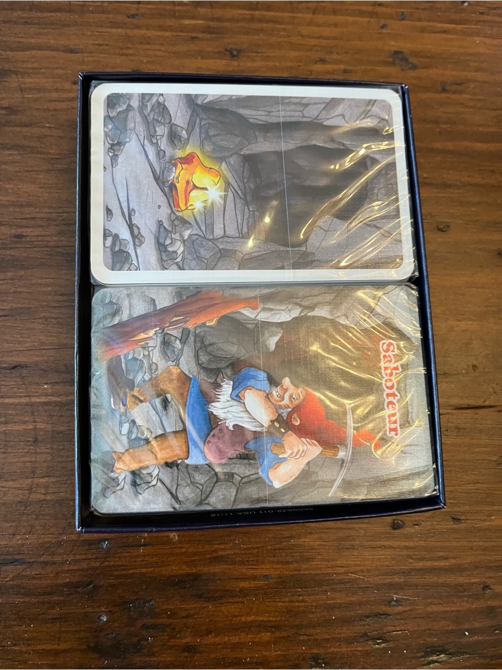 Saboteur Board Game - Colorful Gnome Artwork (Blue, Red, Green) - Picture 3 of 4